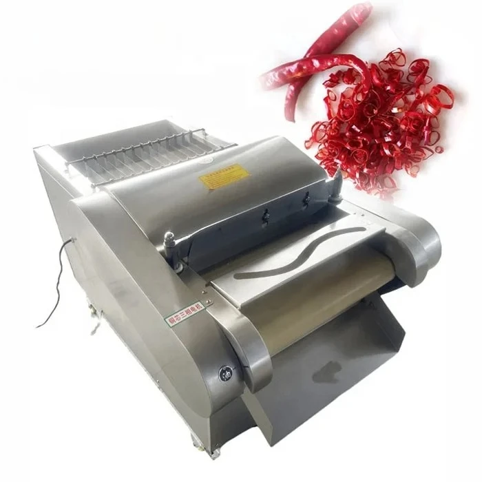 

Многофункциональная автоматическая коммерческая машина для нарезки свежего и сушеного перца чили, измельчения и шинковки