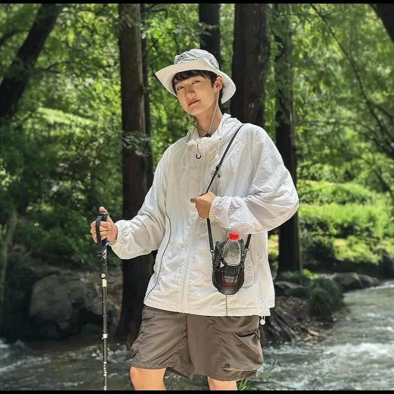 Outdoor-Aufbewahrungstasche mit Schultergurt, Smartphone-Tasche, wasserdichte Wasserflaschentasche für Sport und Wandern, leichtgewichtig – Detail 11