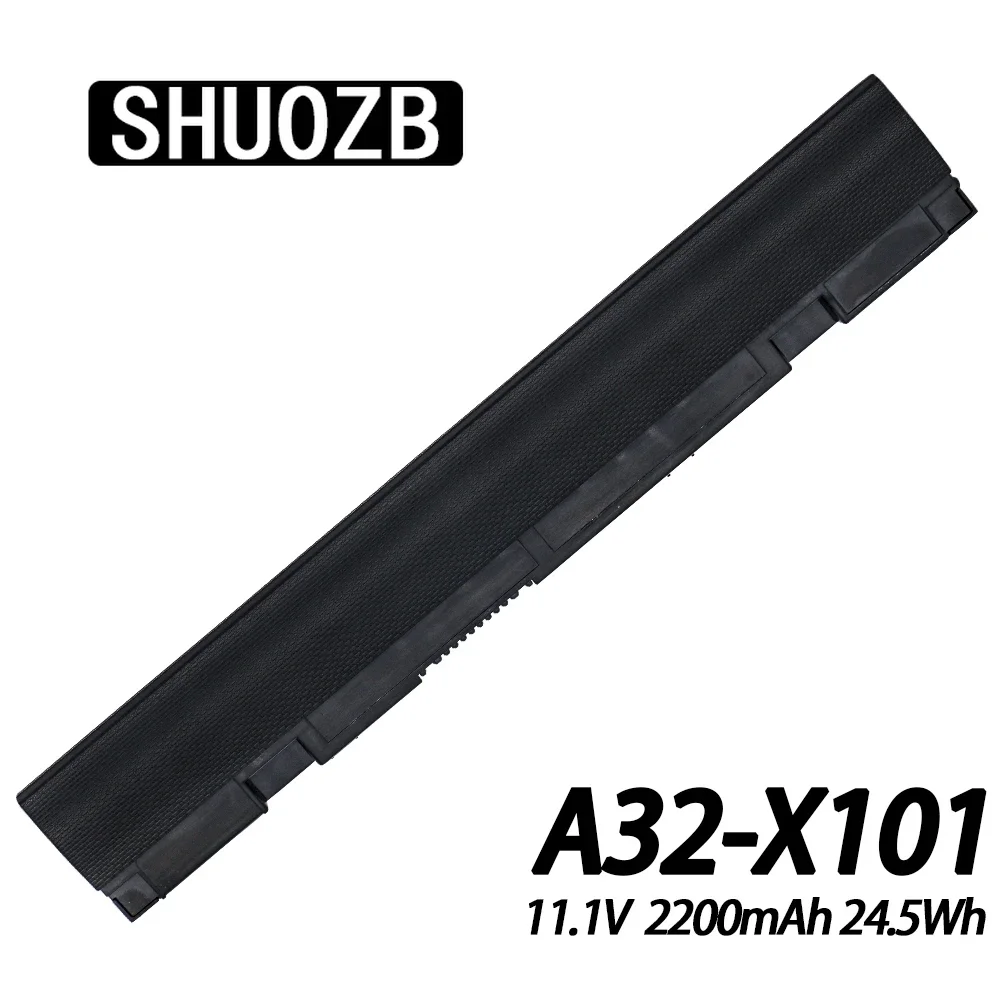 Laptop Battery For ASUS Eee PC X101CH X101 X101C X101H Replace A31-X101 A32-X101 Series 11.1V 2200mAh 24Wh SHUOZB