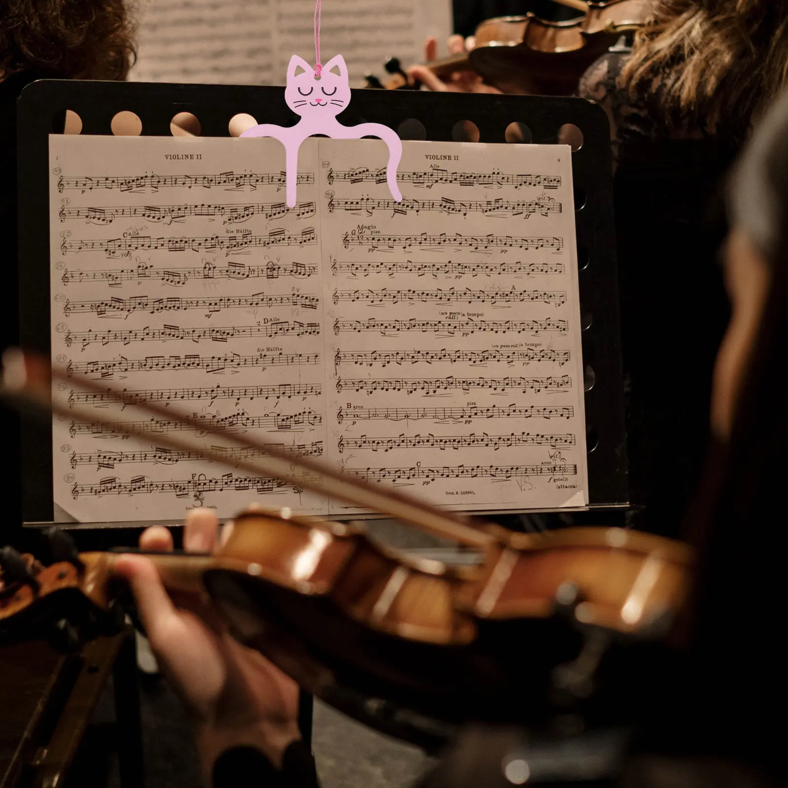 

2 шт. портативные металлические зажимы для нот, держатели страниц для книг, дизайн с мультяшным котом, помощник для чтения и нотной записи