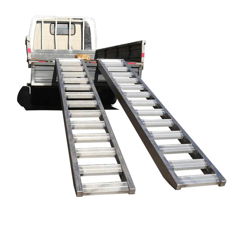 mini excavator loader tractor heavy duty loading ramps