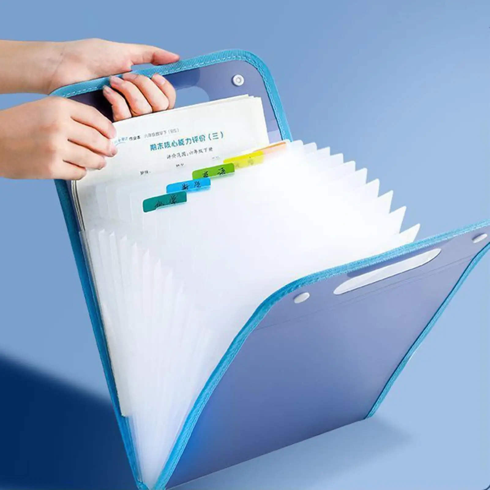 

Folders For Documents Expanding File Organizer 13 Pockets Portable Document Holder Receipt Bill Storage For Travel Meeting Room