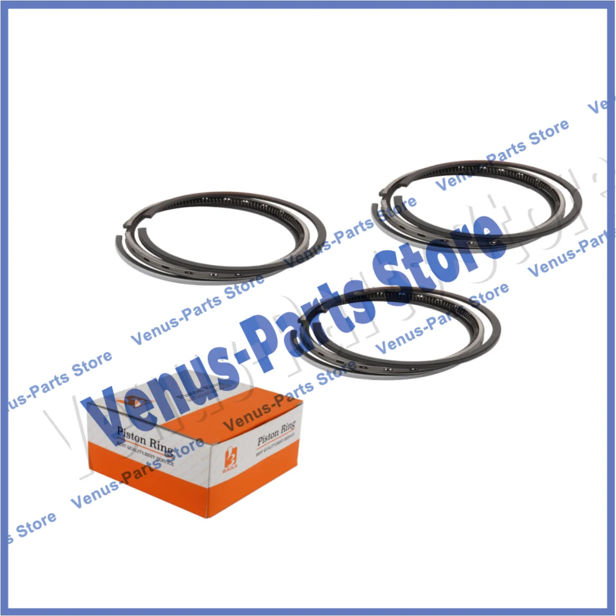 3 CYL Piston Ring For Yanmar 3TN66 3TN66L 3TN66E 3TN66UJ 3TN66-UJ 3 Cylinders 66mm STD Diesel Engine for John Deere 330 332