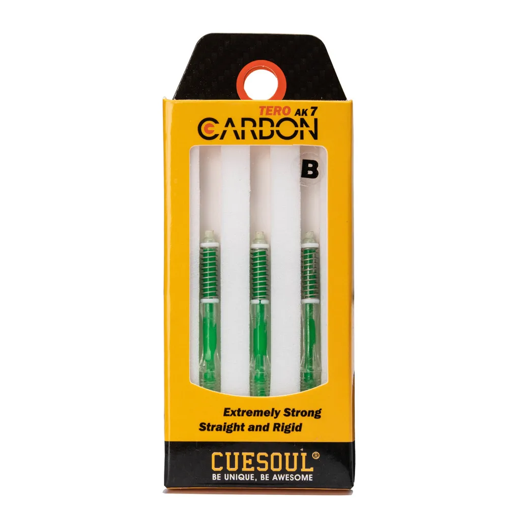 CUESOUL TERO AK7 مهاوي/ جذع رمي السهام الكربونية، نحيف، تلسكوبي مدمج - أخضر، مجموعة من 3 قطع #6
