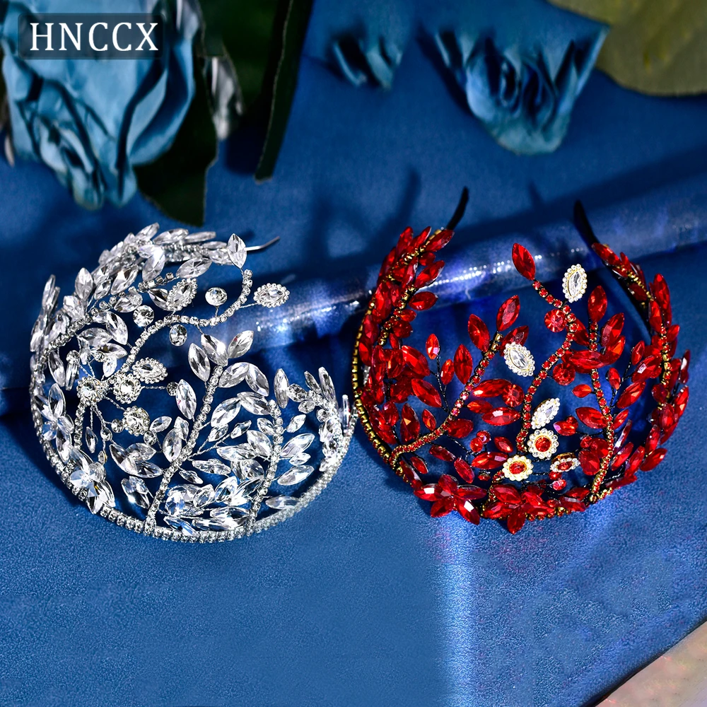 

HNCCX Wedding Hairbands Party Crown Bride Rhinestone Hair Hoop Bridal Tiara Vintage Hair Accessories Banquet Headband CP858