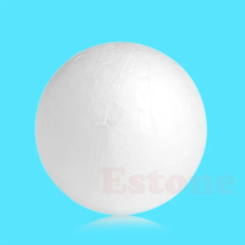 White Foam  Smooth Polystyrene  Round Foam Balls for DIY Arts Craft Ornament School Projects Decorations