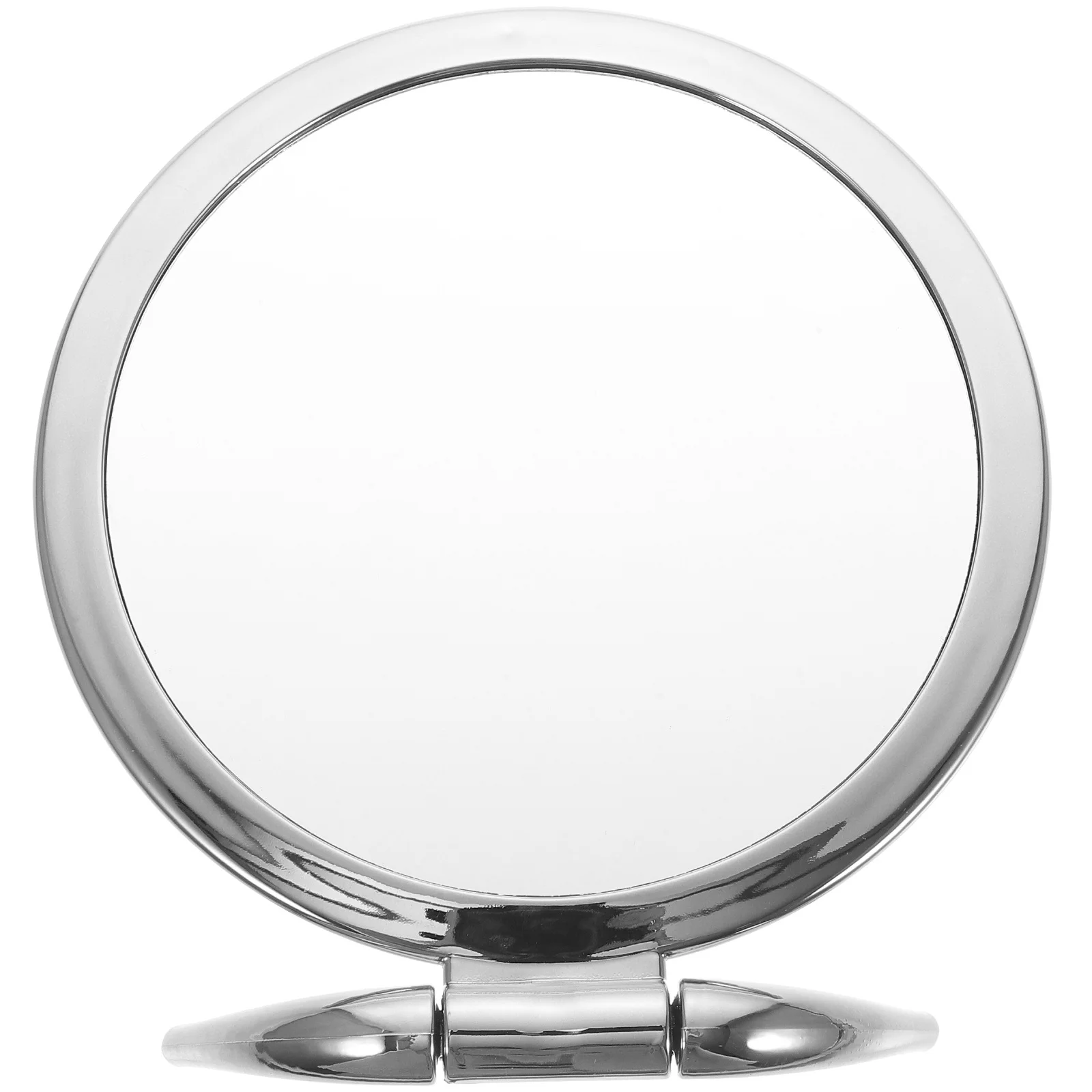 Vergrößerungs-Handspiegel, doppelseitig, zusammenklappbar, leicht, tragbar, Make-up-Spiegel für die Verwendung auf Reisen, Schminktisch