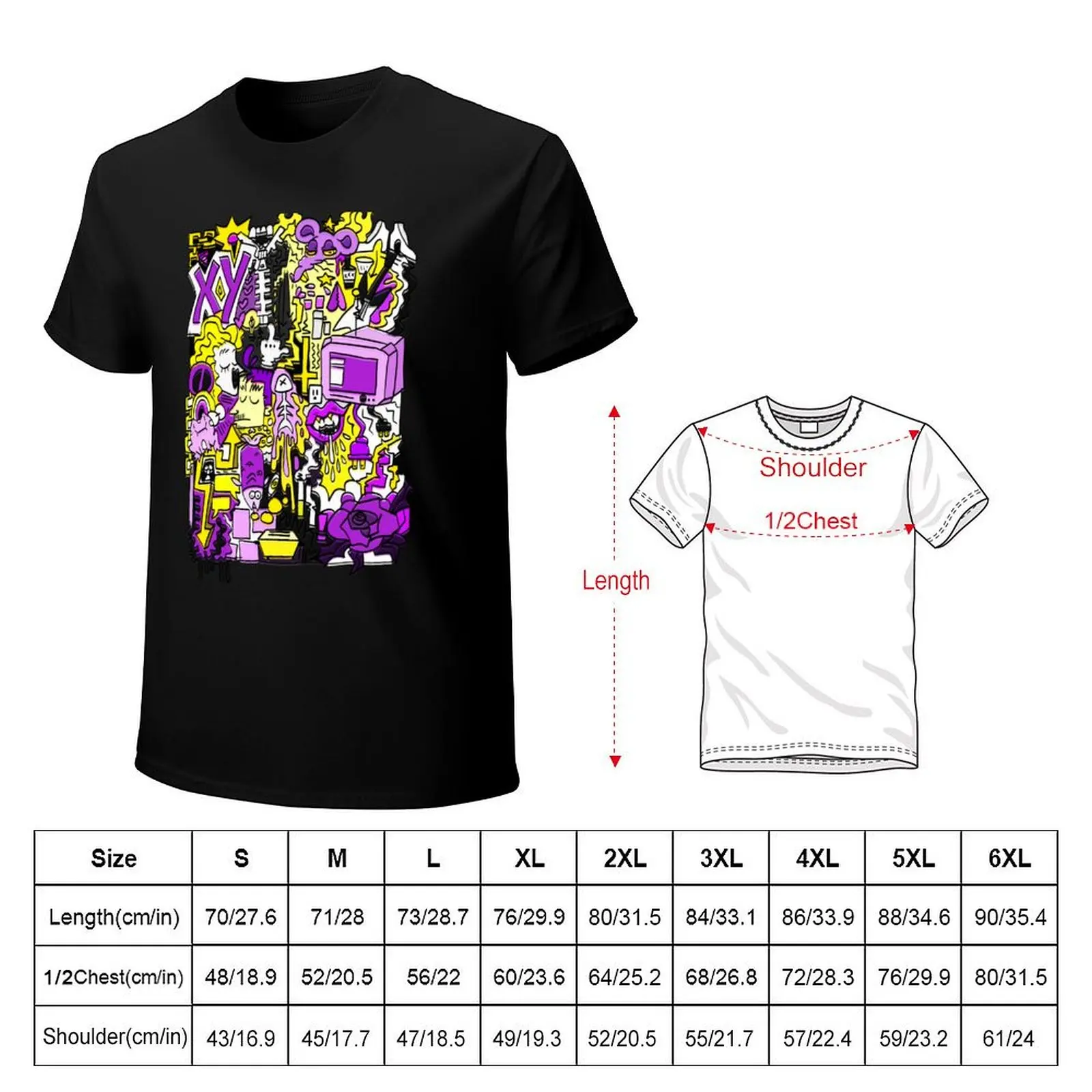 Trippy Enby T-Shirt cotton t shirt pack T-Shirt