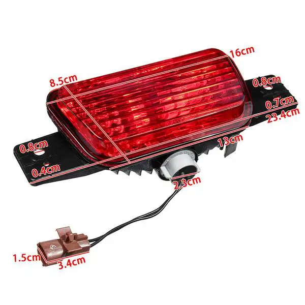 Car Rear Spare Tire Lamp Tail Bumper Light Fog Lamp for Mitsubishi Pajero Montero 2007-2015 8337A068