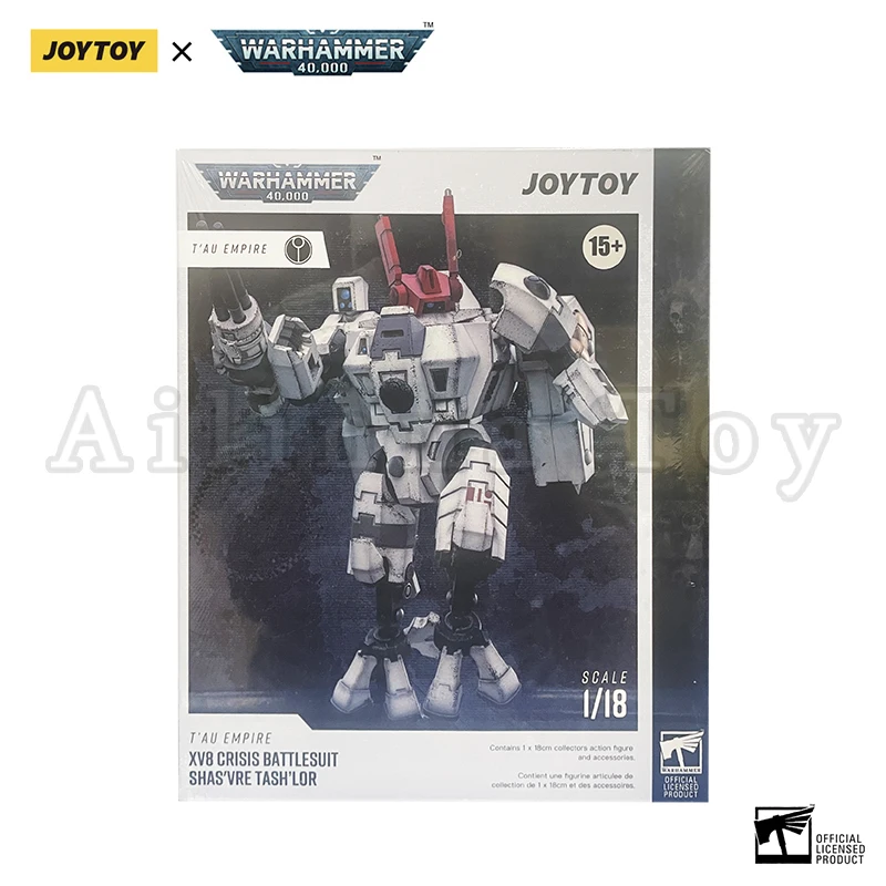 JOYTOY 1/18 Action Figure 40K T'au Empire XV8 Crisis Battlesuit Shas'vre Tash'lor Anime Collection