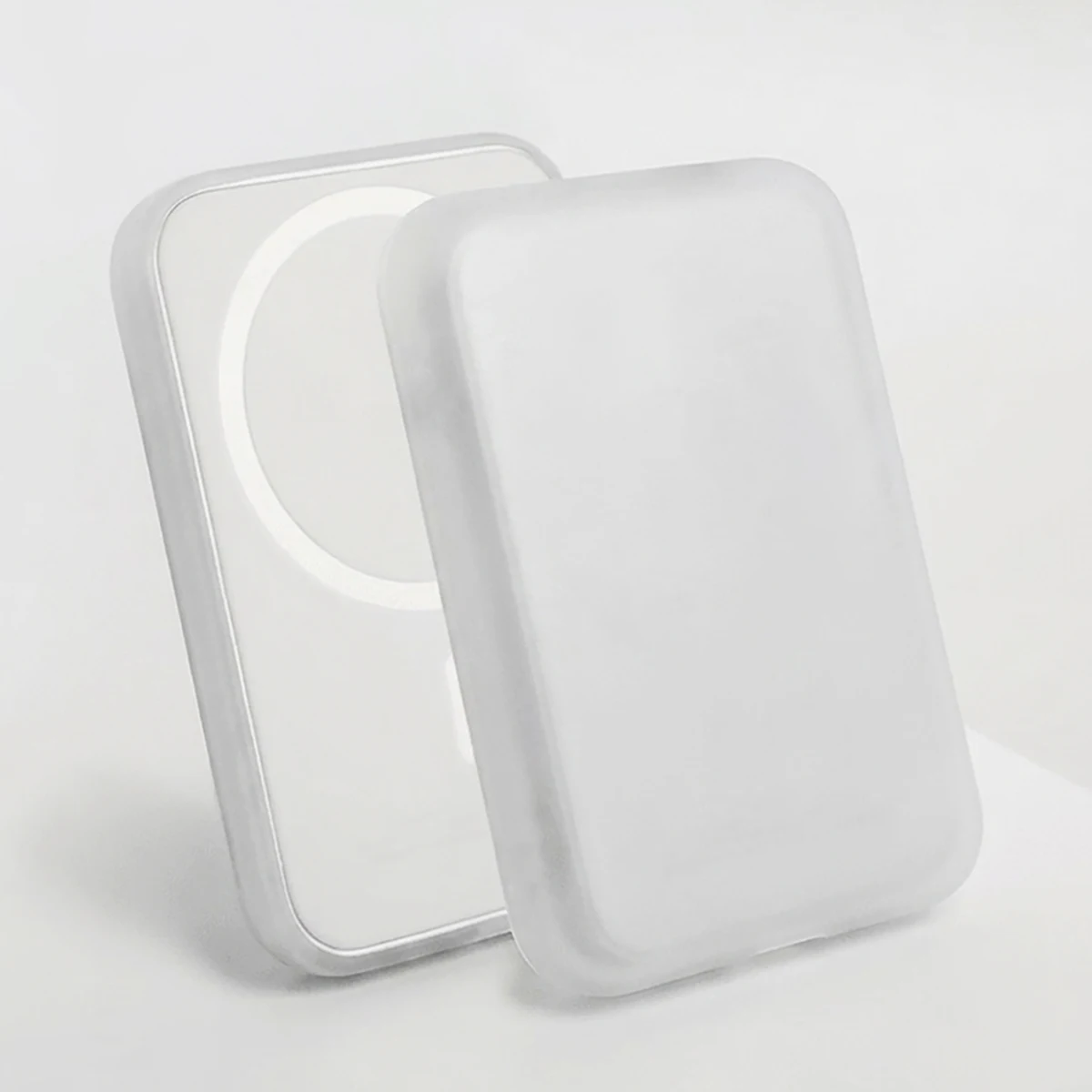 Capa Protetora Magnética para Power Bank 3/2/1 Peças - Capa Protetora Anti-Queda em TPU, Compatível com Magsafe |     Capa Protetora para Carregador |     Acabamento Texturizado e Design de Fechamento Seguro (Bateria Não Incluída)