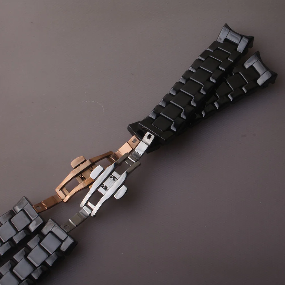 Ceramic watchband 20mm 22mm watch strap for AR1451 AR1452 AR1400 AR1410 AR1421 AR1440 AR1429 watches bracelet wristwatches band