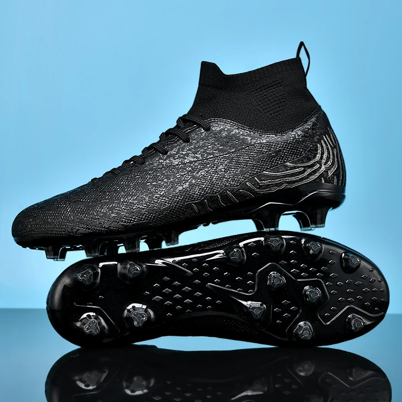 Men FG Football Shoes Ultralight Training Football Field Boots Outdoor Fast Soccer Shoes Society Cleats Professional Sneaker