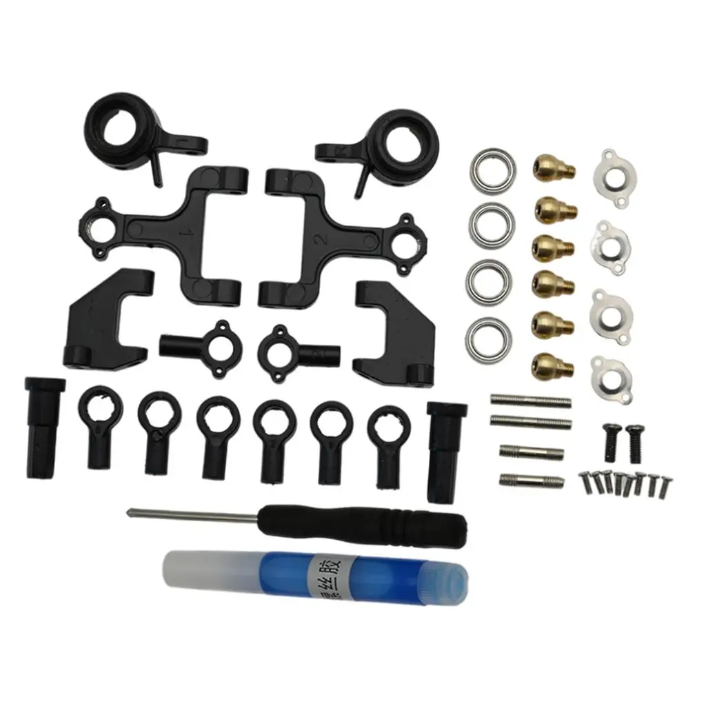 Metal RC Car Swing Arm Set 1:10 Lower Swing Arm Swing Arm Assembly Car Hobby Modification Model Vehicles Model for WPL D12 D42
