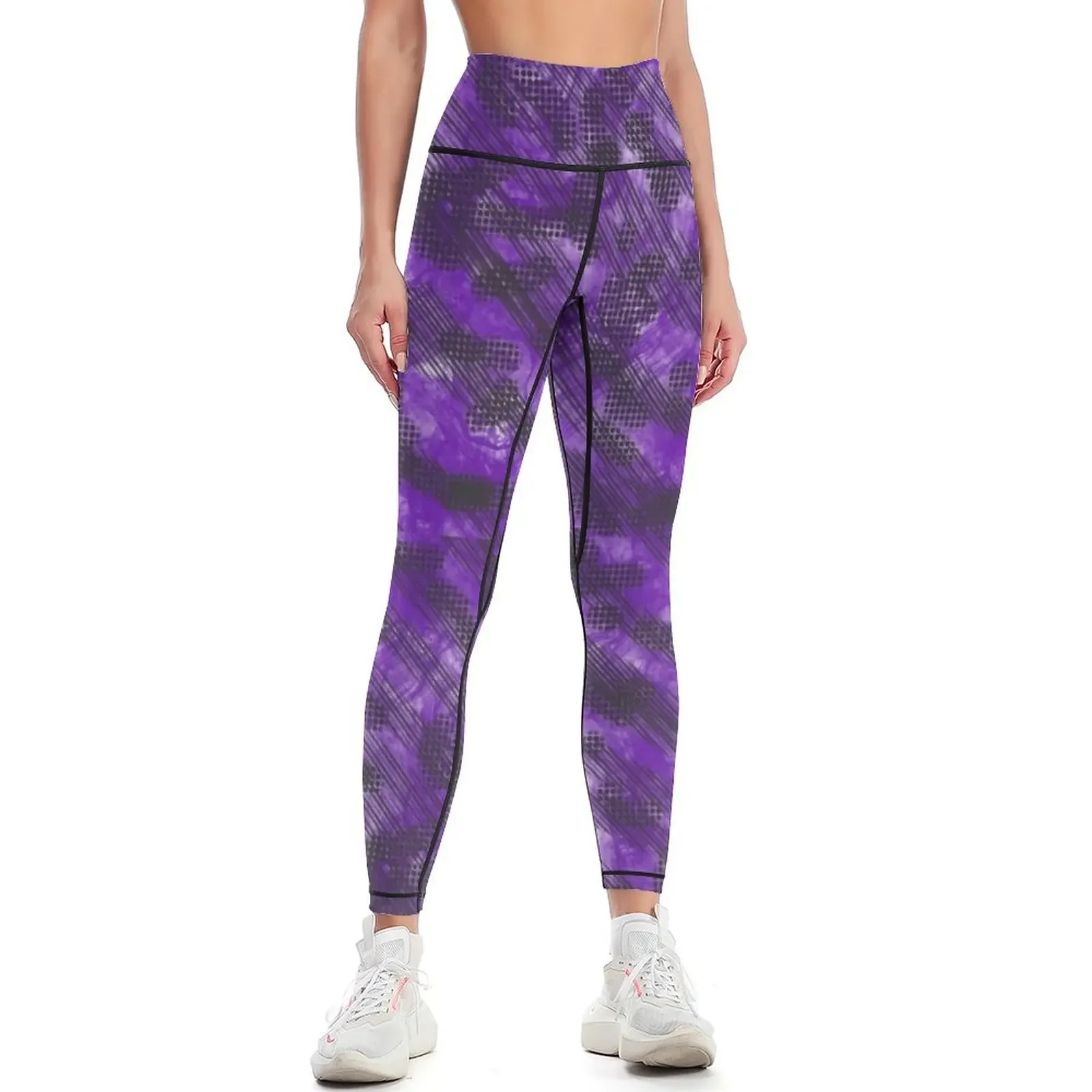 

Purple Haze by Emile Ovasi Leggings Women's fitness Women's sportswear Fitness woman joggers for Womens Leggings