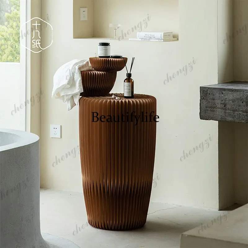 a55 Display stand Multi-layer display folding Zhongdao exhibition office home creative design cylindrical countertop