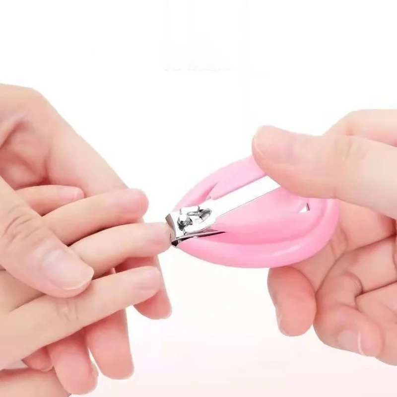 

Baby Mini Nail Clippers Anti-fall Safety Infant Finger Toe Trimmer Nail Care Tools Kids Healthy Protector Baby Cutters Light