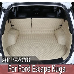 Fit For Ford Escape Kuga 3d 2013- 2015 2016 2017 2018 2019 Boot Mat Rear Trunk Liner Cargo Floor Tray Carpet