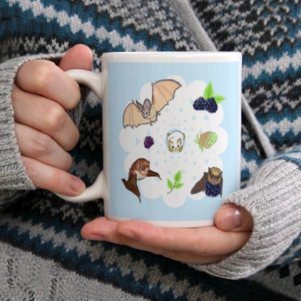 

Batsberry PieCoffee Mug Tea Cup 11oz Coffee Cup Funny Birthday Ceramic Mug Personalized Cup