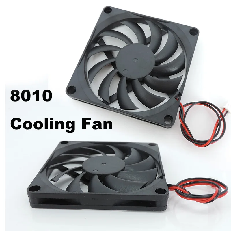 8010 DC5V 12V 24V Cooling Fan Brushless for Reprap 3D Printer Parts DC Cooler 80 x 80 x 10mm Plastic Fan U26