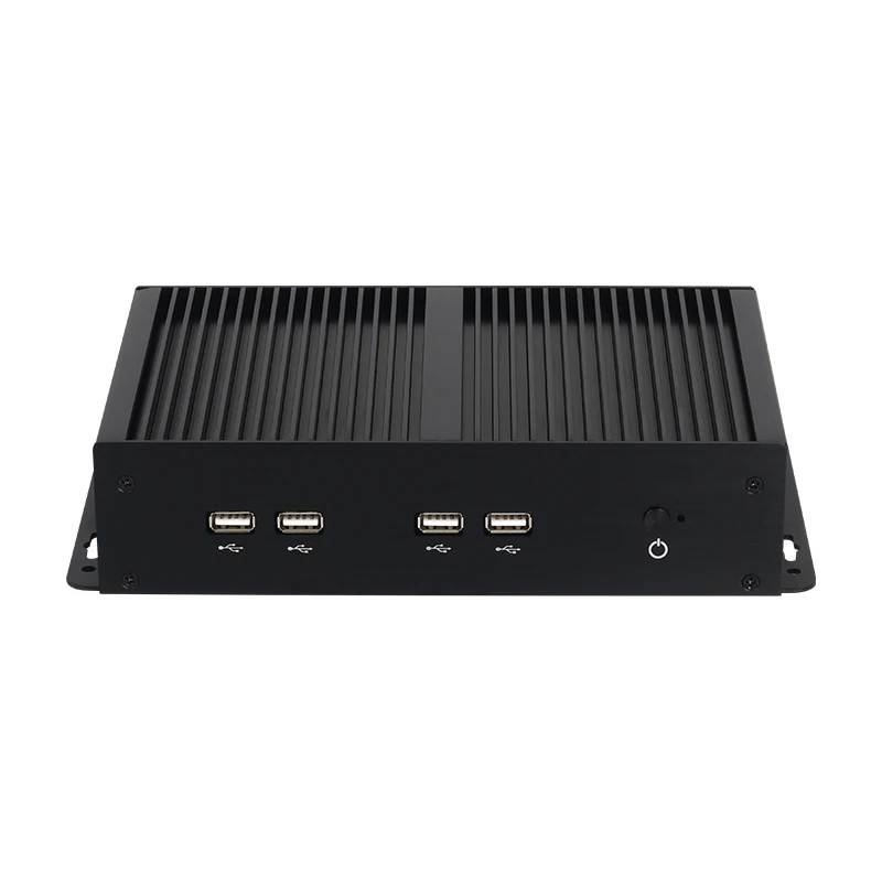 Mini PC Industrial sin ventilador, Intel i7-7500U 6x COM RS232 485 TTL 2x LAN 6xusb SIM 4G LTE WiFi HDMI VGA LVDS Windows Linux 12V-24V