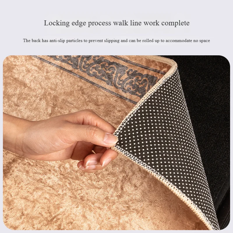 DENZA D9 carpet mats, three rows of gold diamond velvet floor mats, anti-slip and waterproof automotive interior products