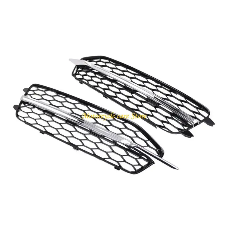 

U75F Fog Light Cover Vent Car Grilles for C7 4G0807681D 4G0807682D Bumper Lamp Cover