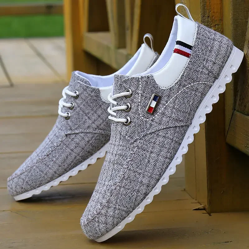 2022 Breathable Solid Color Slip Men Driving Shoes Spring And Autumn New Style Breathable Men's Peas Shoes the British Sneakers