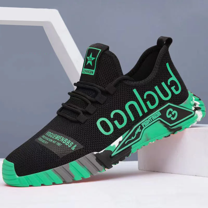 Men Sneakers Mesh Casual Shoes Lac-up Men Shoes Lightweight Vulcanize Shoes Walking Sneakers Man Running Gym Shoes2024