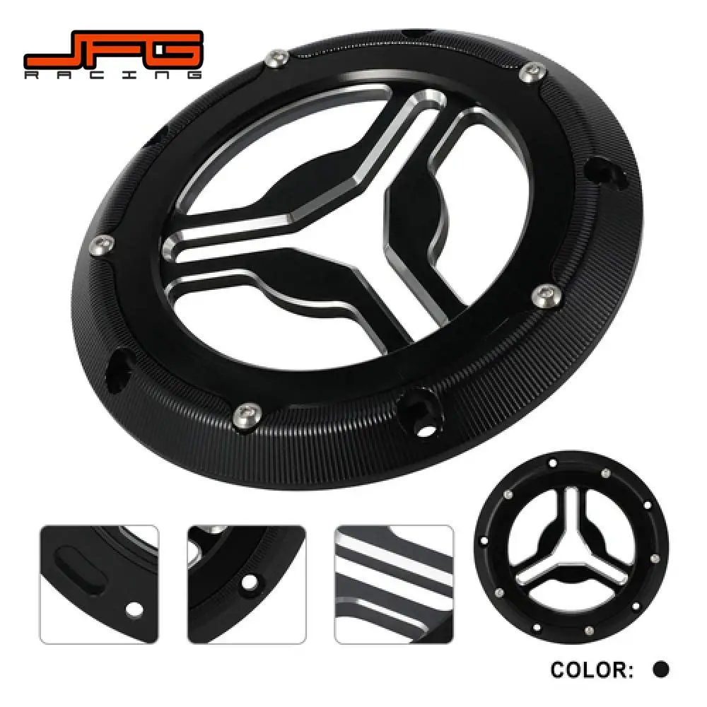 

Motorcycles Cover Visible Clutch Disc Cover For Harley Road King FLHR Road Glide Special FLTRXS Street Glide FLHX 2016-2022