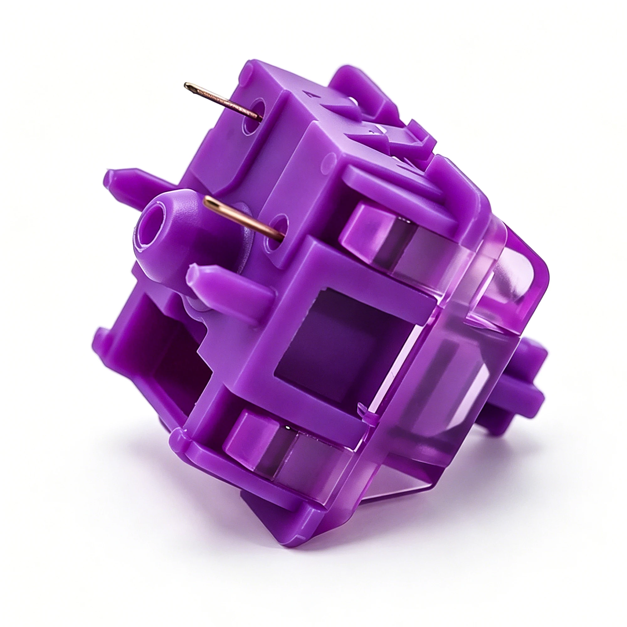 KBDiy Violet Switch Purple 53gf 5Pin Linear Creamy Switches POM PC für benutzerdefinierte DIY 60 Gaming mechanische Tastatur Aula F75 F87 – Detail 7