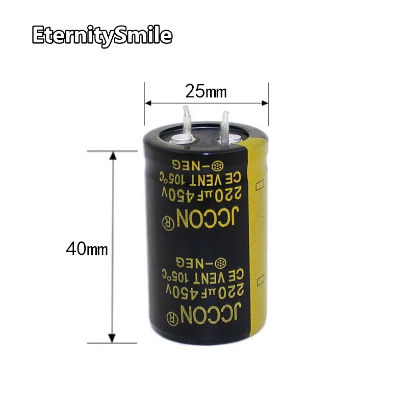 220UF450V 25x40 30x30mm Low ESR/Impedance High Frequency Resistancne Oxygen Aluminum Electrolyte Capacitor For Inverter/Welder