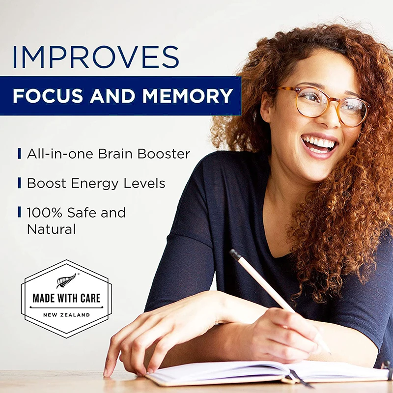 Ginkgo Biloba 5000mg Supplement - with Vitamin B6 B12 Folic Acid - Brain Memory Mental Clarity Alertness Energy Mood Support - view 5