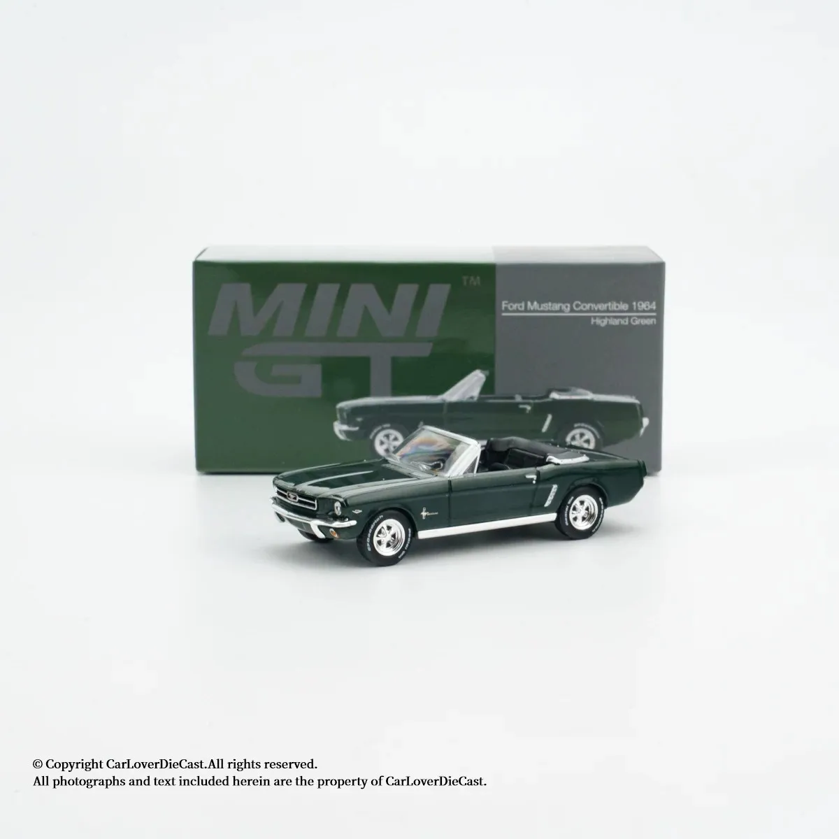 MINIGT 1:64 Ford Mustang Convertible 1964 Alloy Diecast Auto Model Kamer Display Auto's Speelgoed Simulatie Collectie Auto's voor Jongen Cadeau