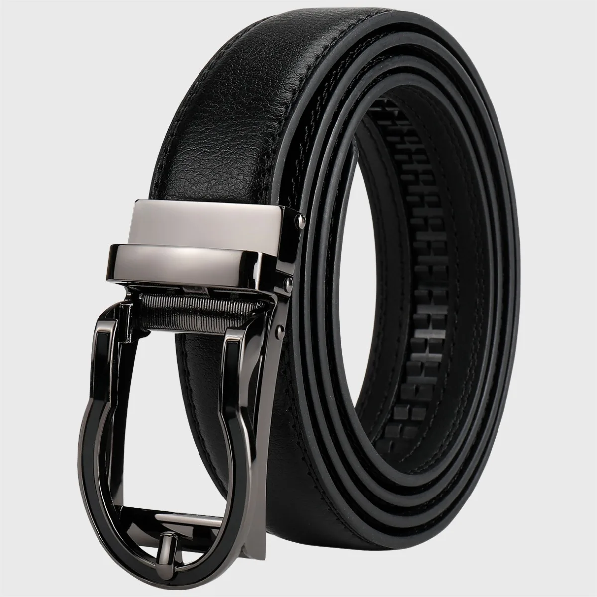Advanced men's automatic buckle waistband, fashionable, convenient and practical, suitable for matching with various pants