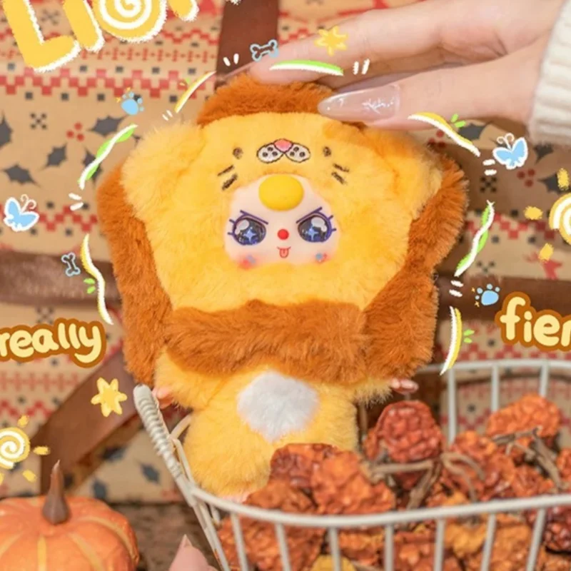 

New Baby Three Mini Animal World Series Blind Box Kawaii Cute Vinyl Plush Doll Bag Pendant Decor Trendy Toy Girls Kids Gift