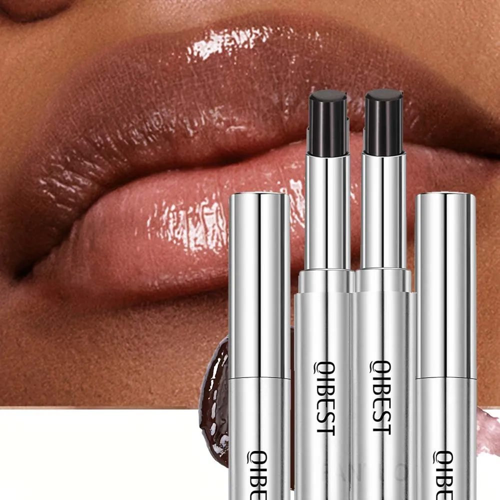 Bálsamo labial de color miel negro, acondicionador de labios suave y fácil de quitar, nutrición de humedad de larga duración, acabado translúcido, maquillaje de labios