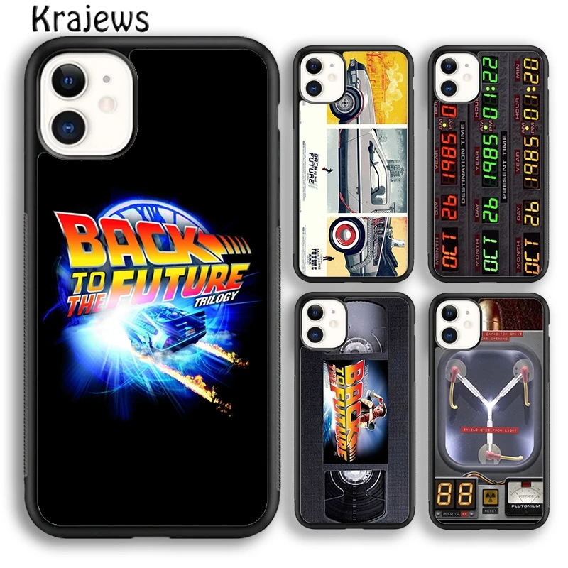 Krajews Flux Capacitor Back to the Future Phone Case For iPhone 16 15 SE2020 14 6 7 8 plus 11 12 13 pro max coque Fundas