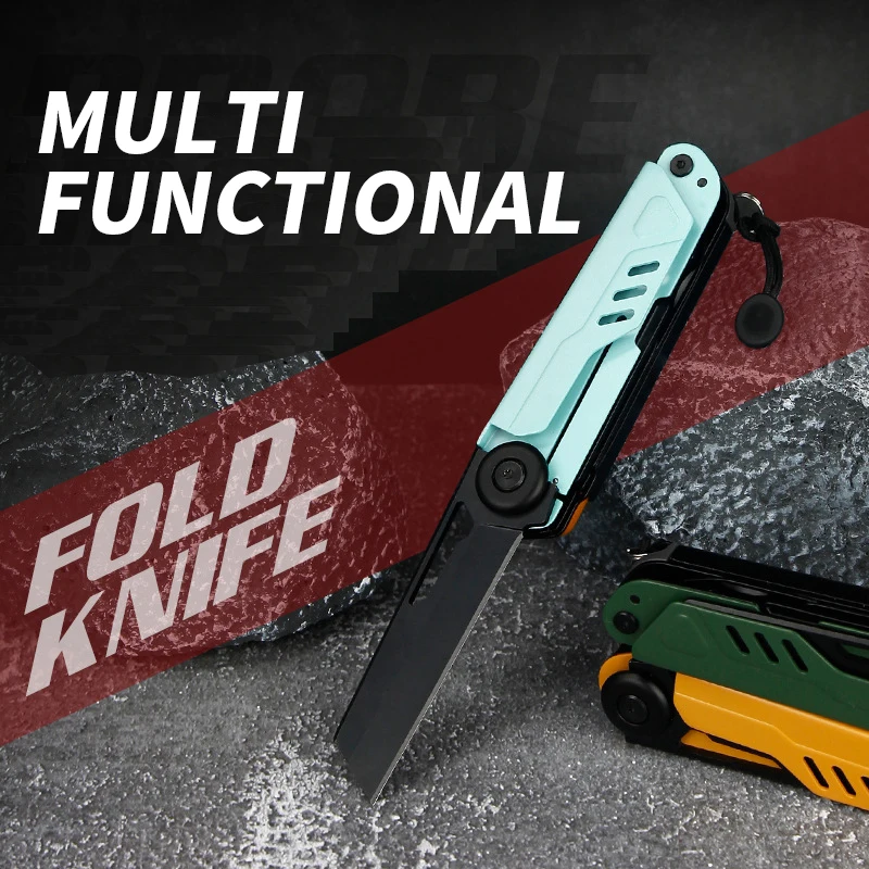 FREETIGER Multi-Functional Knife Outdoor Camping Suvival Repairing Camping Bushcraft Folding Multi-Tool Knives with Screwdriver