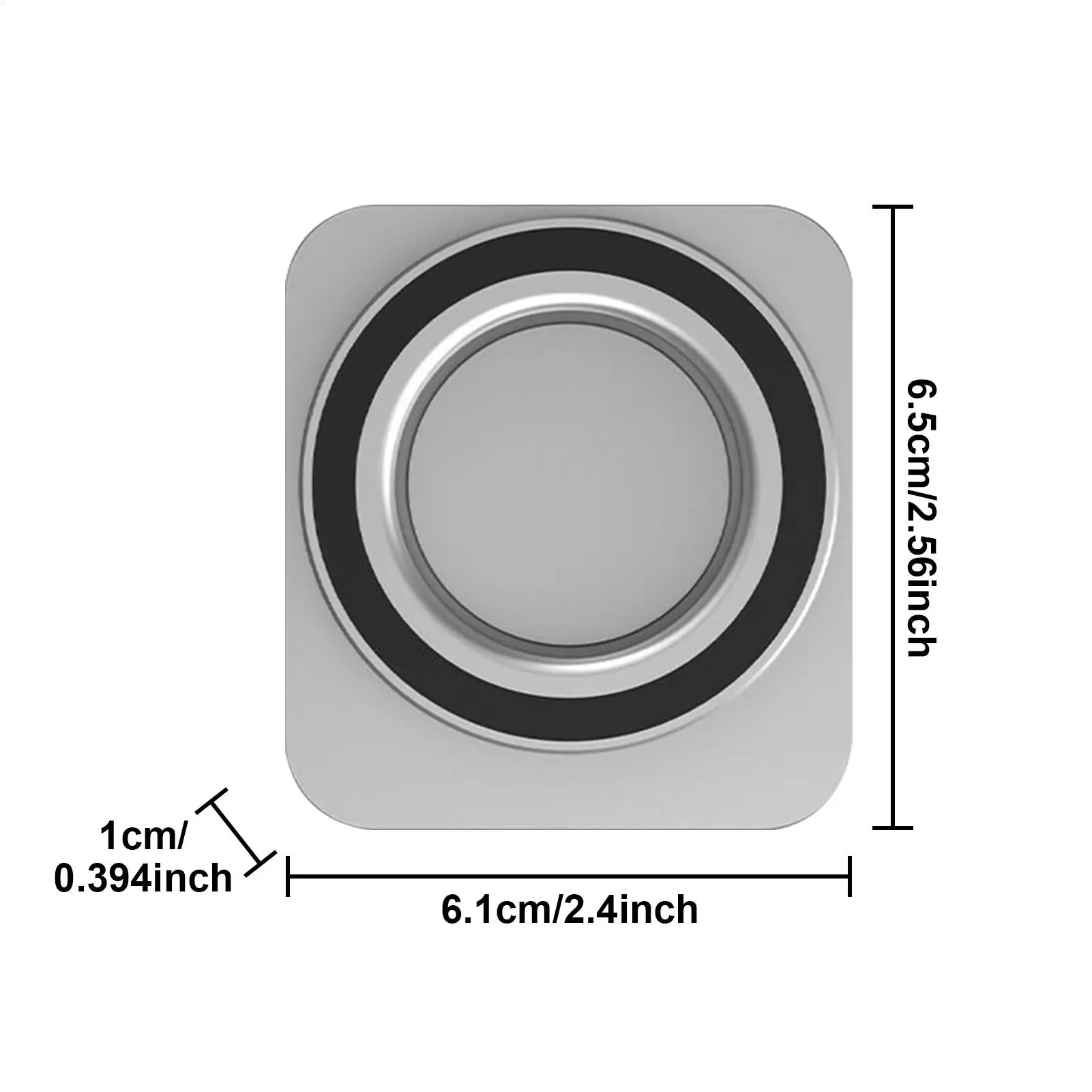 磁気電話ホルダースタンド折りたたみ式デスク電話スタンド180度回転滑り止めポータブルブラケットグリップ、トラック、ジム、自撮り用