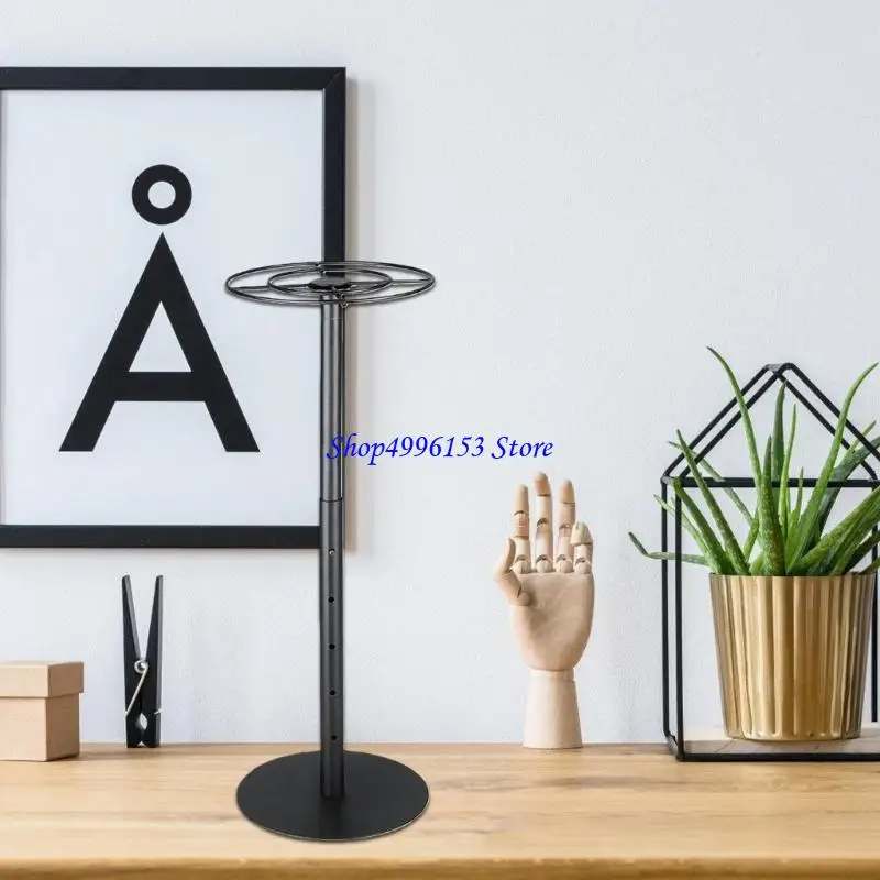 

Q0KE Rotatable Iron Frame Decorative Shelf System for Medals Art Pieces Compact Design