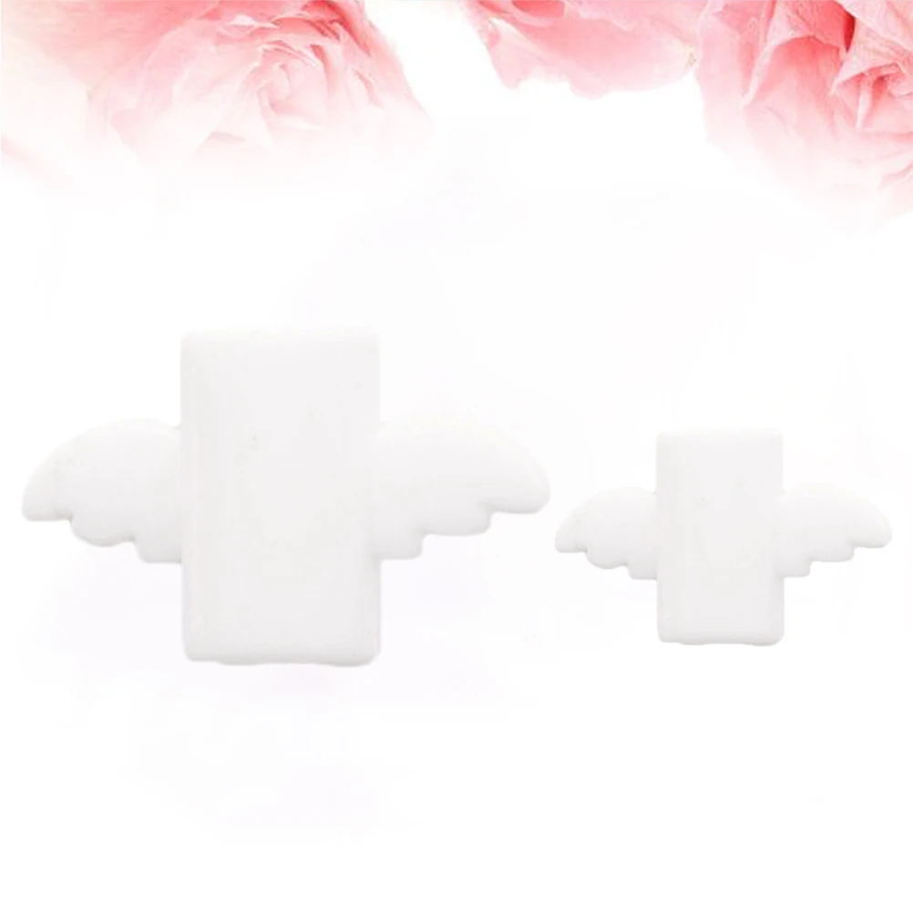 

2PCS USB Cable Protector Charging Cable Saver Data Wire Sleeve Pearlescent Black Durable Wing Design Extend Life Gifts