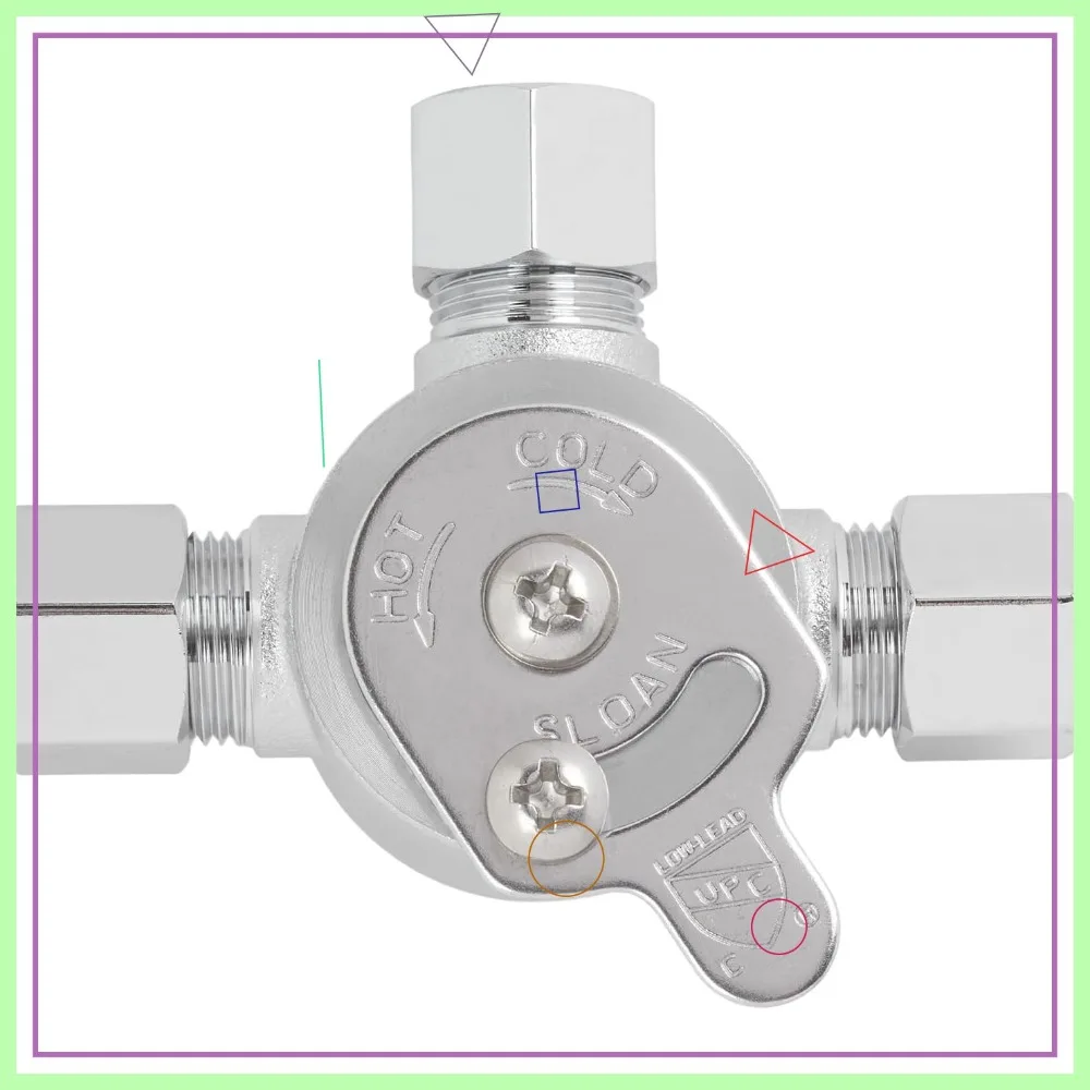 

Ручной смесительный клапан для смесителей, устанавливаемых под столешницу, совместим с моделями Sloan Optima, включает компрессионную втулку и гайки.