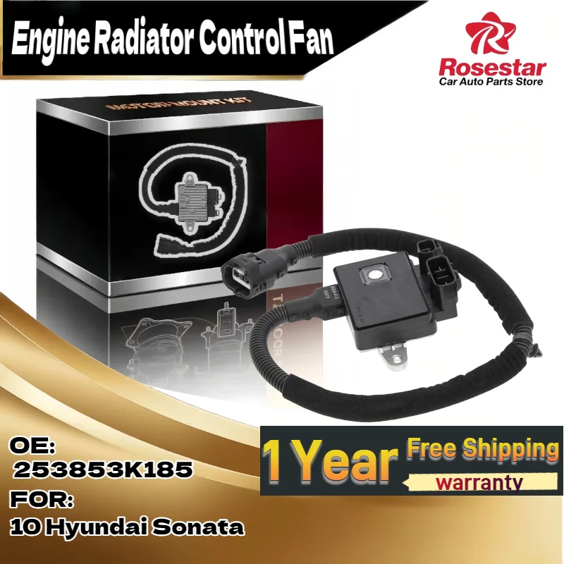 

Auto FCM142 Engine Cooling Fan Module 253853K185 for Hyundai Sonata 2010