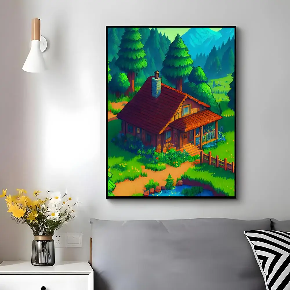 Relaxing game Stardew Valley Poster Wall Ornament Home Decor Young Decor Fans