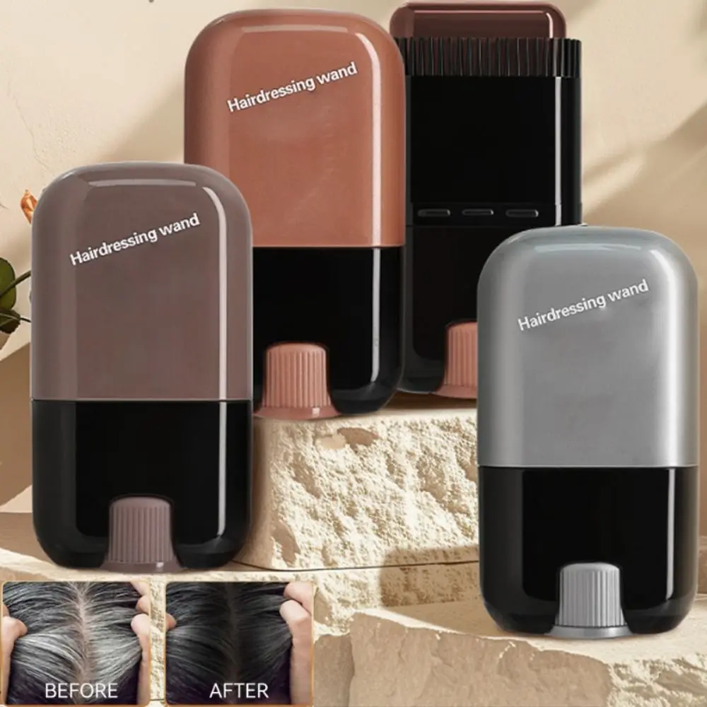 New Waterproof Comb Hair Dye Sweat-proof Black Color Hair Colouring Cream Easy to Use Hair Dye Comb Stick for Grey Hair Coverage