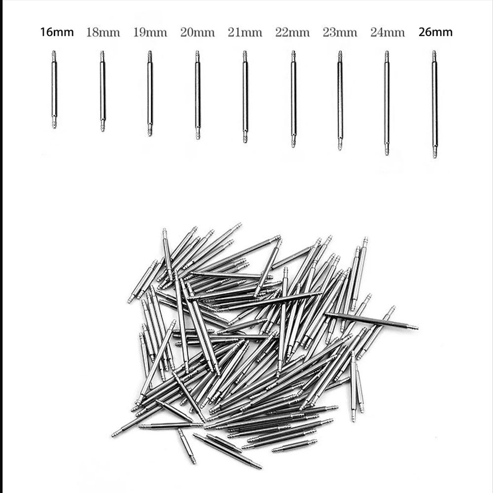 20PCS 1.5mm Spring Bars Watch Strap Link Pins fit for 14mm 16mm 18mm 20mm 20mm 22mm 24mm Watch Band Dia 1.5mm Spring Bars