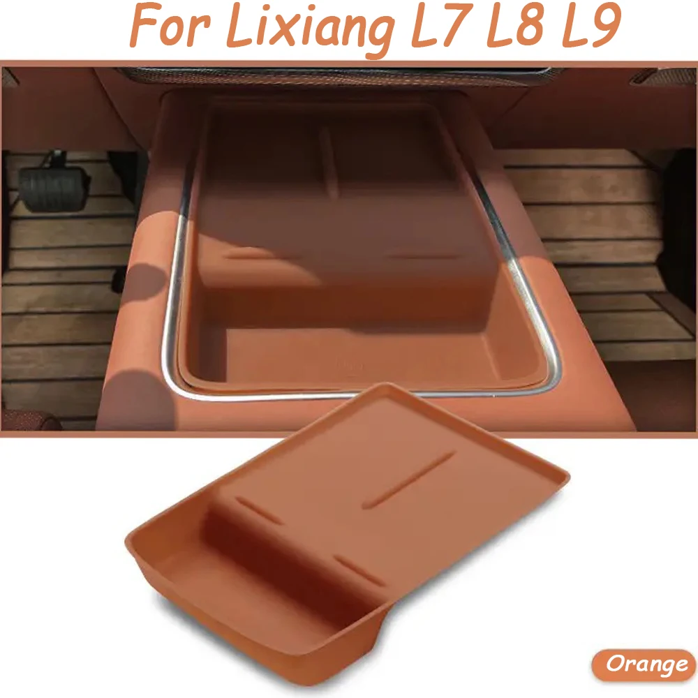 

For Lixiang L7 L8 L9 2022-2024 Restyling Car Styling Wireless Charging Central Control Water Cup Silicone Pad Auto Accessories