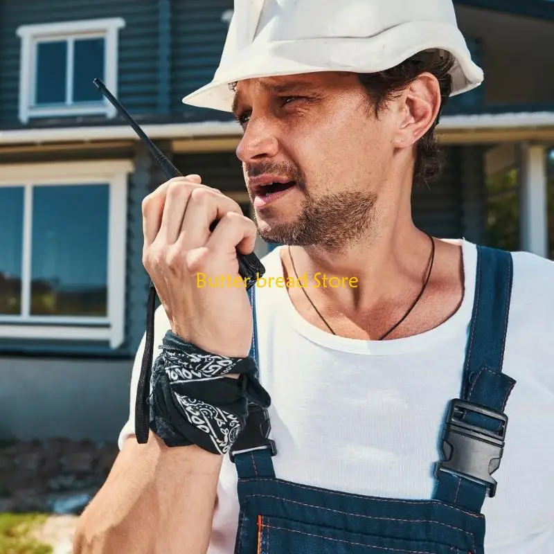 W89C PTT Side Frame with Rubber Button Two Way Radio Accessories for CP200 EP450 CP04