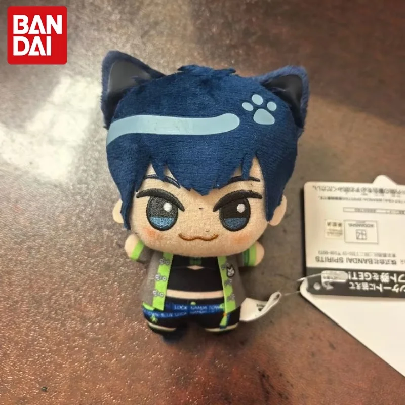 Bandai Banpresto Blue Lock Plush Pendant Keychain Anime Character Stuffed Doll Hanging Ornament For Bag Decoration Collectible